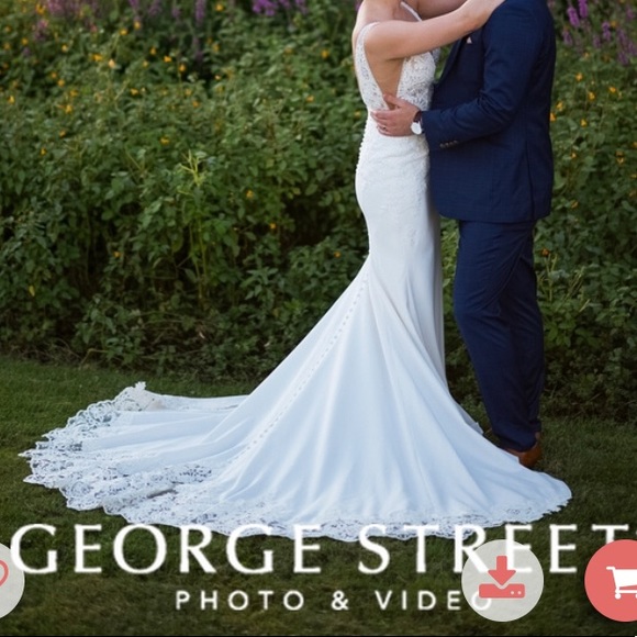 Essense of Australia Wedding Dress D2503 - Picture 7 of 8